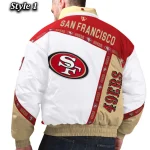 San Francisco 49ers Pro Player Tape Full-Zip Hoodie Jacket - Image 3