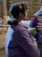Stranger Things S05 Erica Sinclair Purple Jacket - Image 2