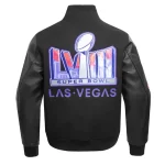 Superbowl LVIII Wool/Leather Varsity Jacket - Image 3