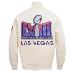 Superbowl LVIII Wool/Leather Varsity Jacket - Image 4