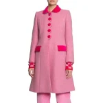 The Today Show Jenna Bush Hager Pink Scallop Coat
