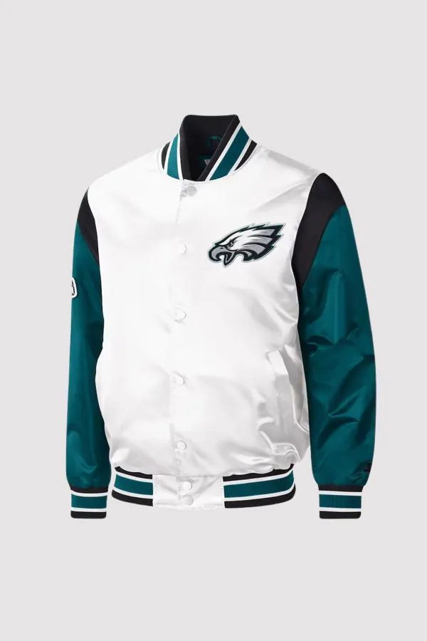 throwback-warm-up-pitch-philadelphia-eagles-varsity-satin-jacket-2-600x900.jpg Throwback Warm Up Pitch Philadelphia Eagles Varsity Satin Jacket - Image 1