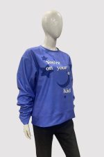 You’re On Your Own Kid Purple Crewneck Sweatshirt - Image 4