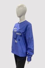 You’re On Your Own Kid Purple Crewneck Sweatshirt - Image 5