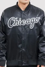 Chicago White Sox Wordmark Varsity Jacket