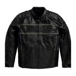 Harley Davidson Luminator 360 Black Leather Jacket