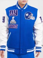 New York Giants Standard Letterman Jacket - Image 2