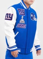 New York Giants Standard Letterman Jacket - Image 3