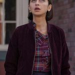Chrissy Beppo Superman and Lois S02 Maroon Jacket