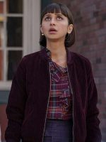 Chrissy Beppo Superman and Lois S02 Maroon Jacket