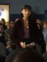 Chrissy Beppo Superman and Lois S02 Maroon Jacket - Image 2