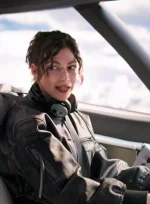 Camila Lift 2024 Úrsula Corberó Black Leather Jacket - Image 3