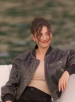 Camila Lift 2024 Úrsula Corberó Black Leather Jacket