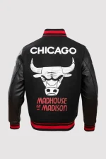 Chicago Bulls 2024 City Edition Black Varsity Jacket - Image 2