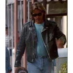 James Crockett Miami Vice Black Leather Jacket - Image 5