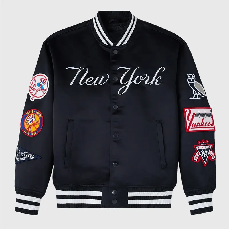 ovo-new-york-yankees-jacket New York Yankees OVO Jacket - Image 1