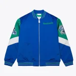Seattle Seahawks Throw It Back Heavyweight Satin Jacket
