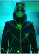 Sonic the Hedgehog 2 Dr. Ivo Robotnik Black and Green Trench Coat - Image 3