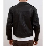 James Crockett Miami Vice Black Leather Jacket - Image 3