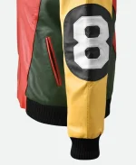 Seinfeld David Puddy 8 Ball Bomber Jacket - Image 3