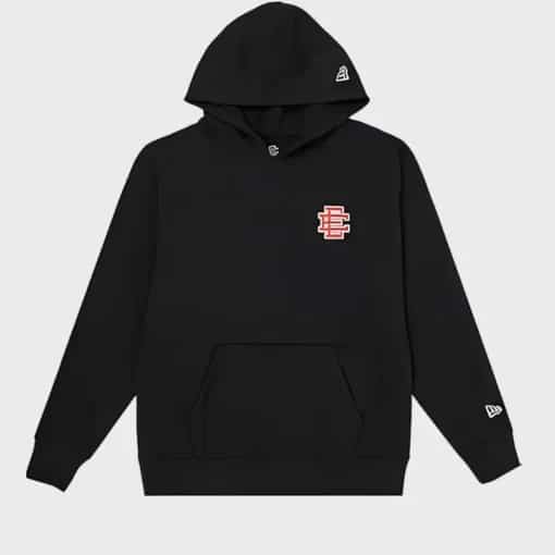 Eric-Emanuel-Black-Hoodie-For-Me Eric Emanuel Hoodie front view