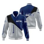 Seattle Seahawks Blue and Grey Jacket