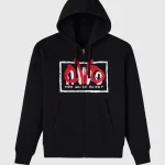 WWE New World Order black hoodie front view