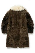 James Dutton Shearling Collar Fur Coat Yellowstone Origin 1883 - Image 4
