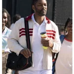 King Richard Will Smith Cotton Striped Jacket