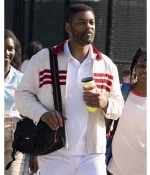 King Richard Will Smith Cotton Striped Jacket