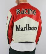 Marlboro Leather Racing Jacket