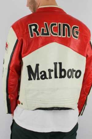 Marlboro Leather Racing Jacket