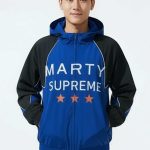 Marty Supreme Blue Hooded Jacket