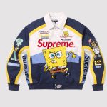 Supreme Spongebob Squarepants Jeff Hamilton Racing Jacket