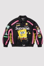 Supreme Spongebob Squarepants Jeff Hamilton Racing Jacket - Image 3