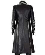Back view of Devil May Cry 5 Vergil Leather Coat