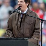 Super Bowl 60 Charlie Puth Brown Leather Jacket