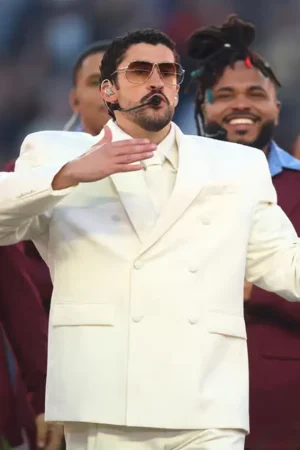 Bad Bunny Super Bowl 2026 halftime White Blazer On Sale