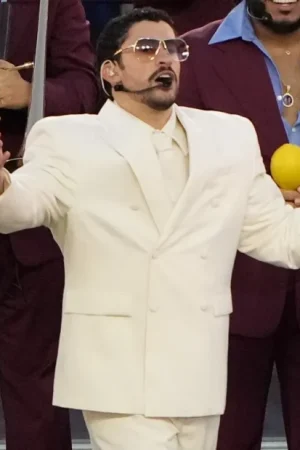 Bad Bunny Super Bowl 2026 halftime White Blazer On Sale