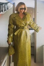 Beyonce Super Bowl 2026 Leather Trench Coat