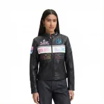 NFL Super Bowl 60 Women's Moto Jacket - Image 3