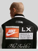 Nike Super Bowl LX Champions Destroyer Seattle Seahawks Jacket – Black & White