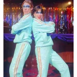 2026 Opalite Music Video Taylor Swift Blue Sequin Tracksuit