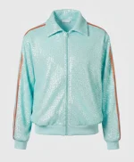 2026 Opalite Music Video Taylor Swift Blue Sequin Tracksuit