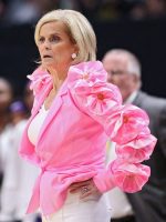 Lsu Coach Kim Mulkey Pink Jacket