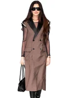 Anne Hathaway The Devil Wears Prada 2 Sleeveless Coat