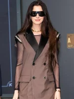 Anne Hathaway The Devil Wears Prada 2 Sleeveless Coat