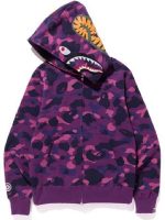Bape Shark Purple Camo Hoodie