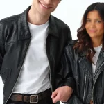 Cole Walter My Life with the Walter Boys S02 Black Leather Jacket