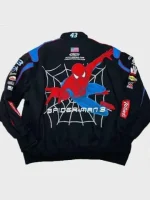 Disney Daytona 500 Spiderman Black Jacket for Sale